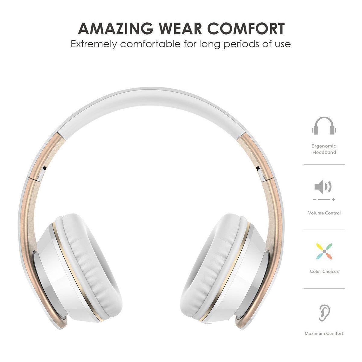 Sound HW50 Stereo Folding Headsets